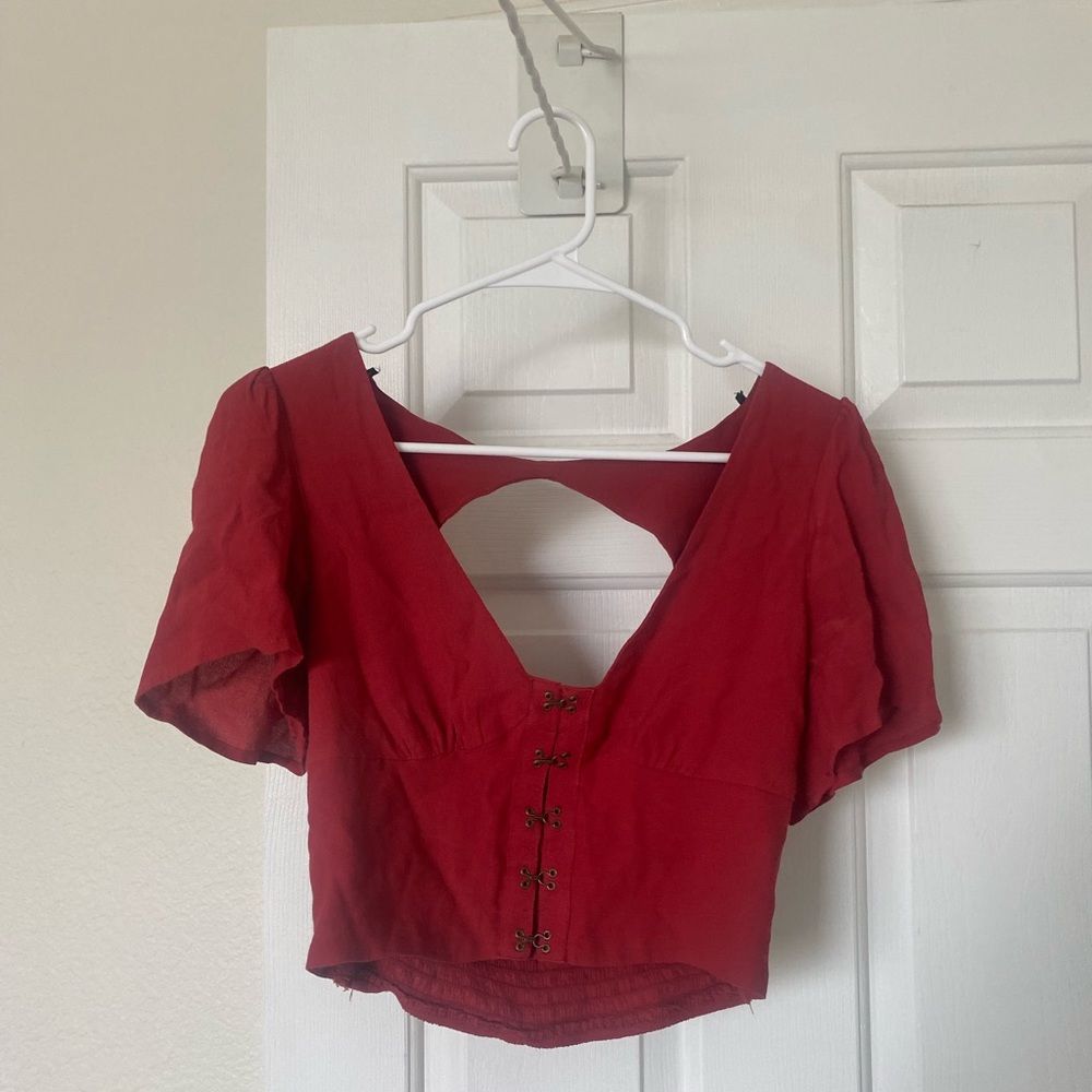 Crop top corset top